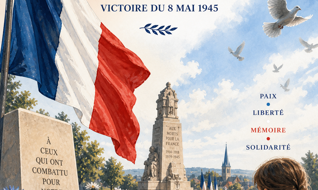 Commémoration 8 mai 2026 à Guigneville sur Essonne