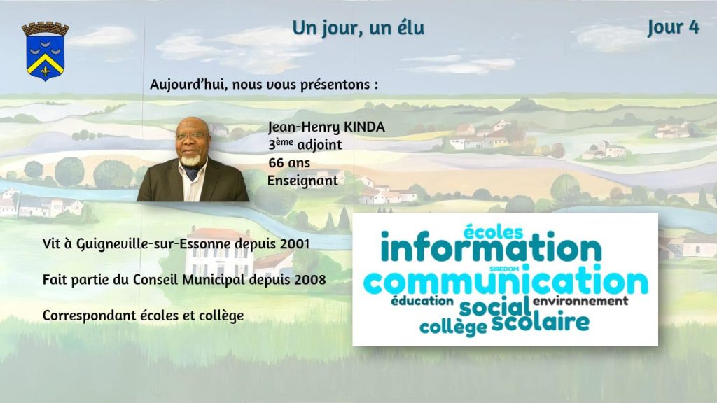 Jean-Henry KINDA (3ème adjoint)