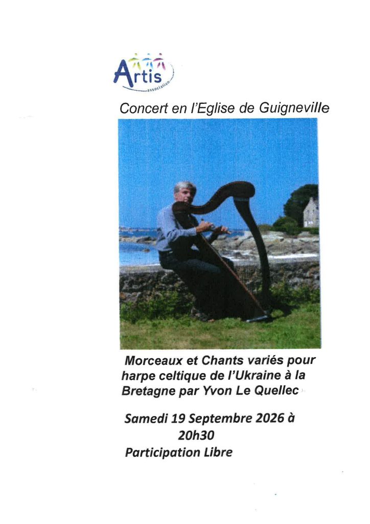 concert en église de Guigneville (19 septembre 2026)